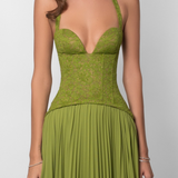 Cristina - Vestido Maxi Verdant