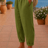 Marta - Calças de linho leves