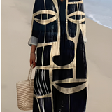 Luana - Vestido com Estampa Prismática