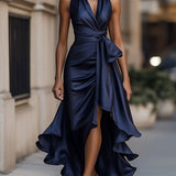 Zelari | Dramatisch Elegantes Maxikleid mit Hohem Schlitz 0