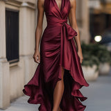 Zelari | Dramatisch Elegantes Maxikleid mit Hohem Schlitz 6