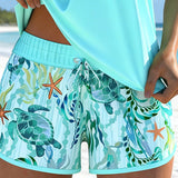 Joana - Tankini com estampa e abertura lateral