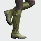Botas de couro ortopédicas premium